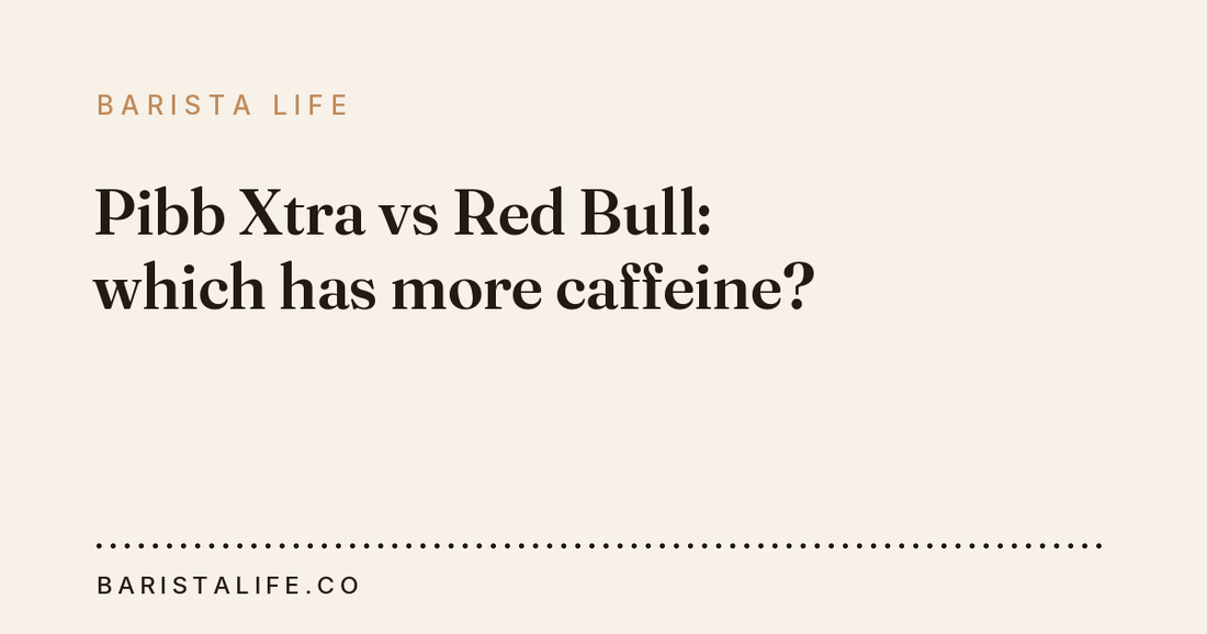 Pibb Xtra vs Red Bull: which has more caffeine?