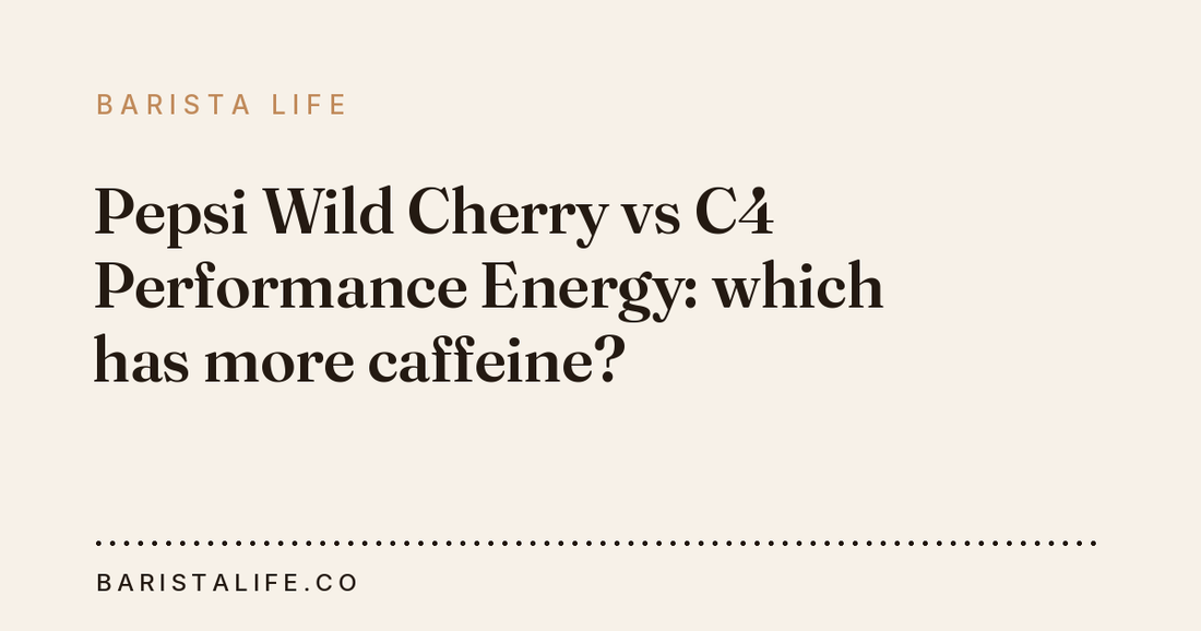 Pepsi Wild Cherry vs C4 Performance Energy: which has more caffeine?