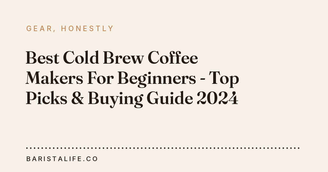 Best Cold Brew Coffee Makers For Beginners - Top Picks & Buying Guide 2024