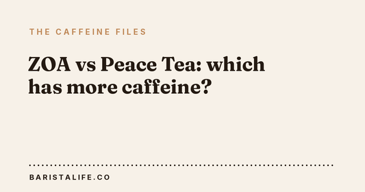 ZOA vs Peace Tea: which has more caffeine?