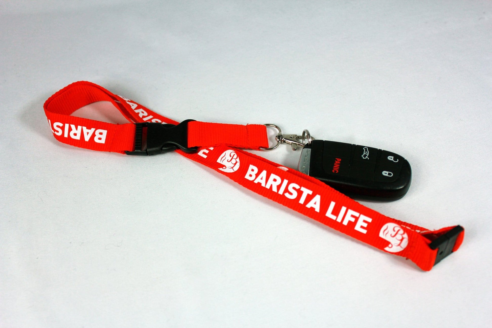 Red Barista Life Lanyard