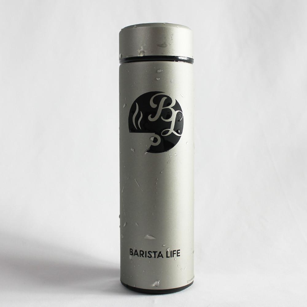 Water Bottle - The Barista Bottle - Silver Infuser Water Bottle