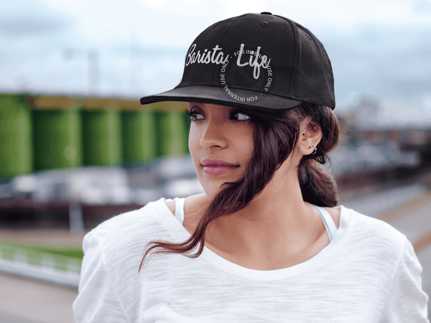 Hat - 'Barista Life' Classic 6-Panel Embroidered Hat