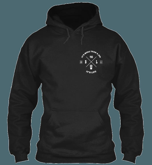 Hoodie - Barista Life™ Crosshatch Pullover Hoodie