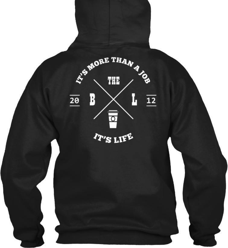 Hoodie - Barista Life™ Crosshatch Pullover Hoodie