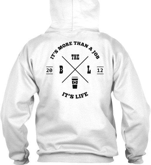 Hoodie - Barista Life™ Crosshatch Pullover Hoodie