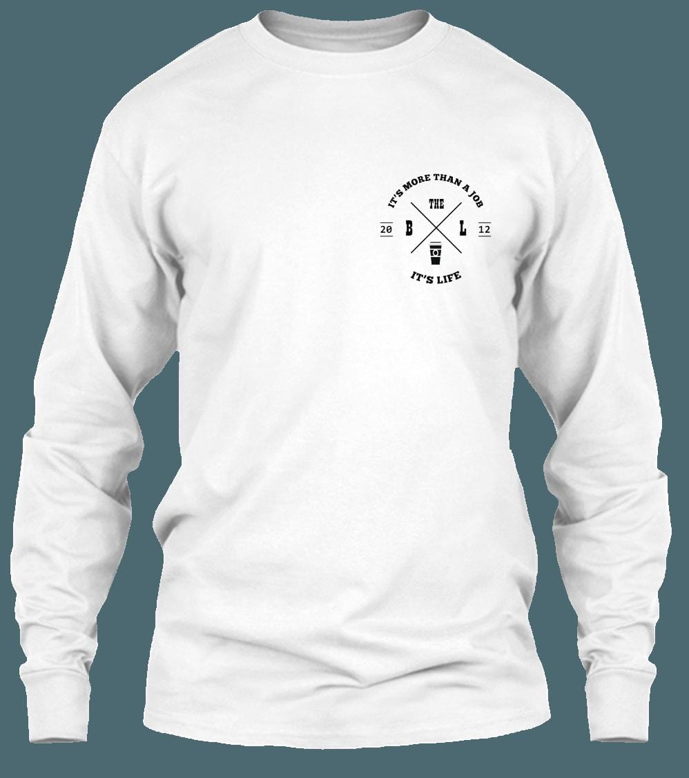 Longsleeve Tee - Barista Life™ Crosshatch Long Sleeve Tee