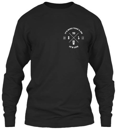 Longsleeve Tee - Barista Life™ Crosshatch Long Sleeve Tee