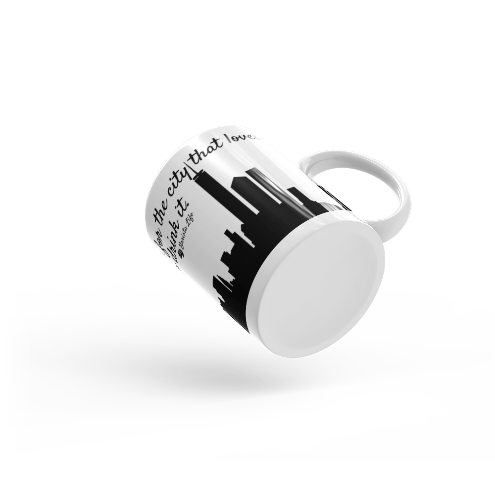 I Love to Brew Coffee For the City That Loves to Drink It Coffee Mug