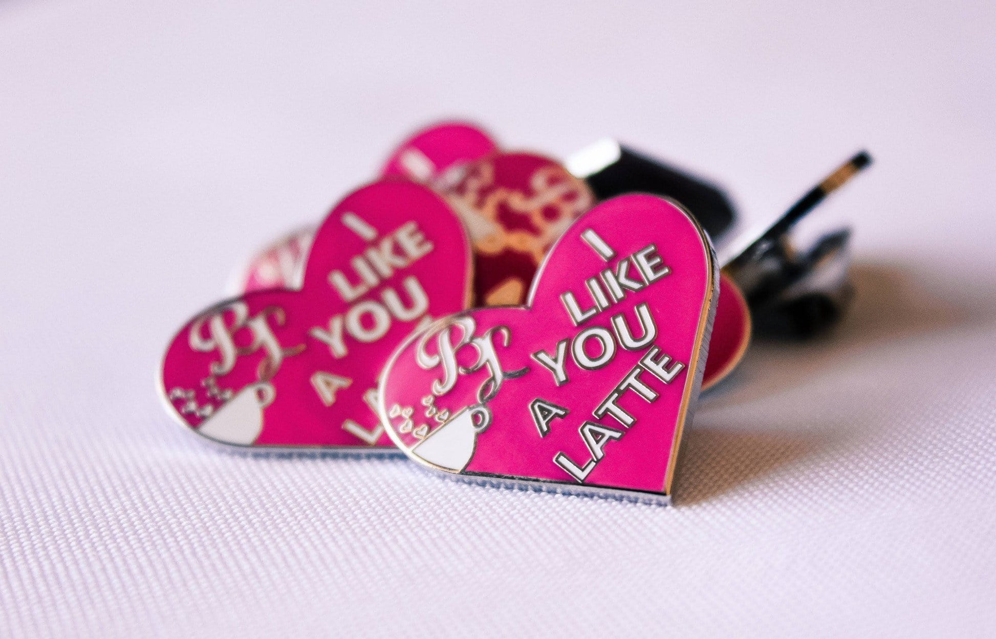 Pin - "I Like You A Latte" Valentine's Day Pin