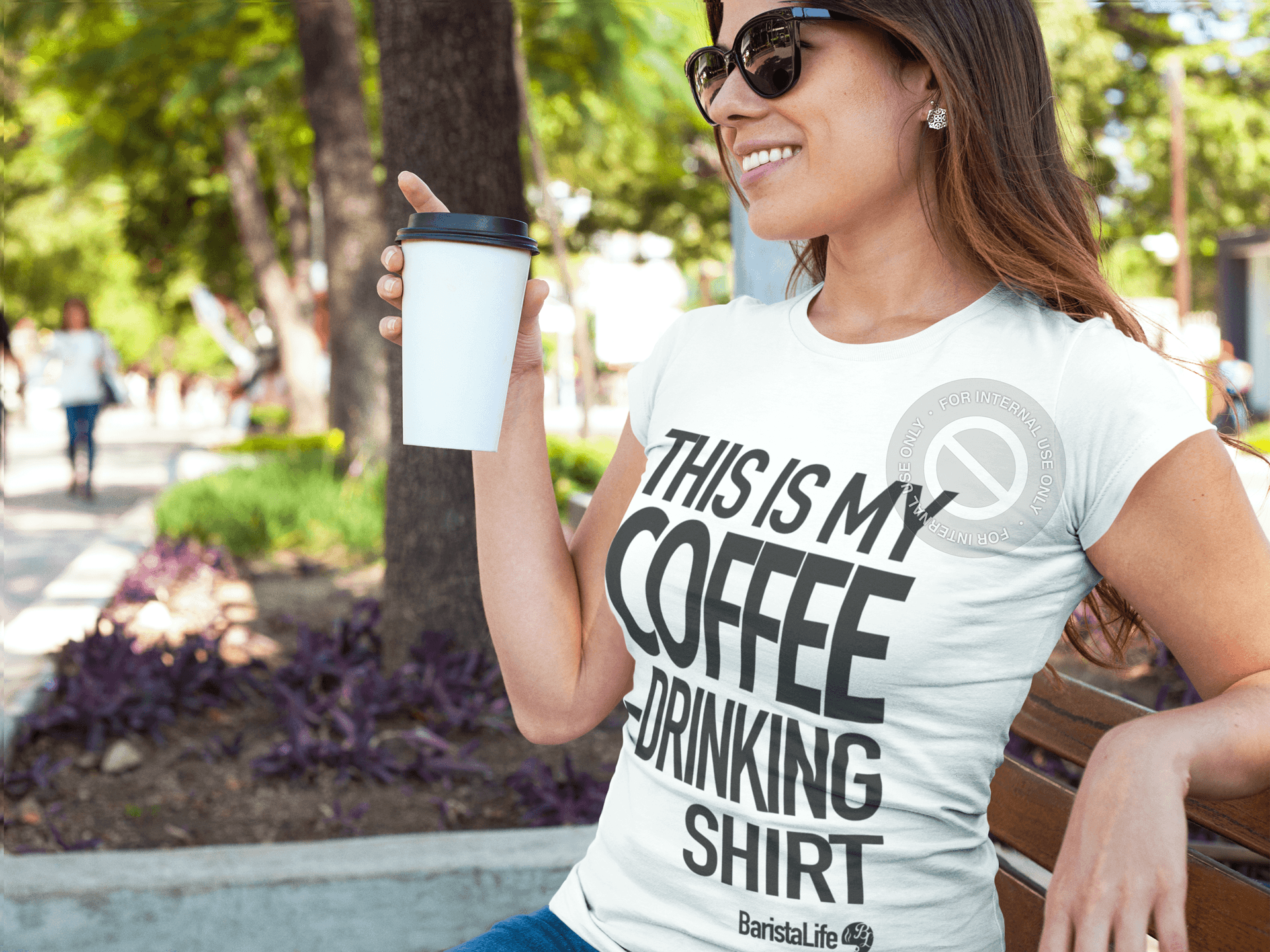 Shirts - 'This Is My Coffee Drinking Shirt' Tee