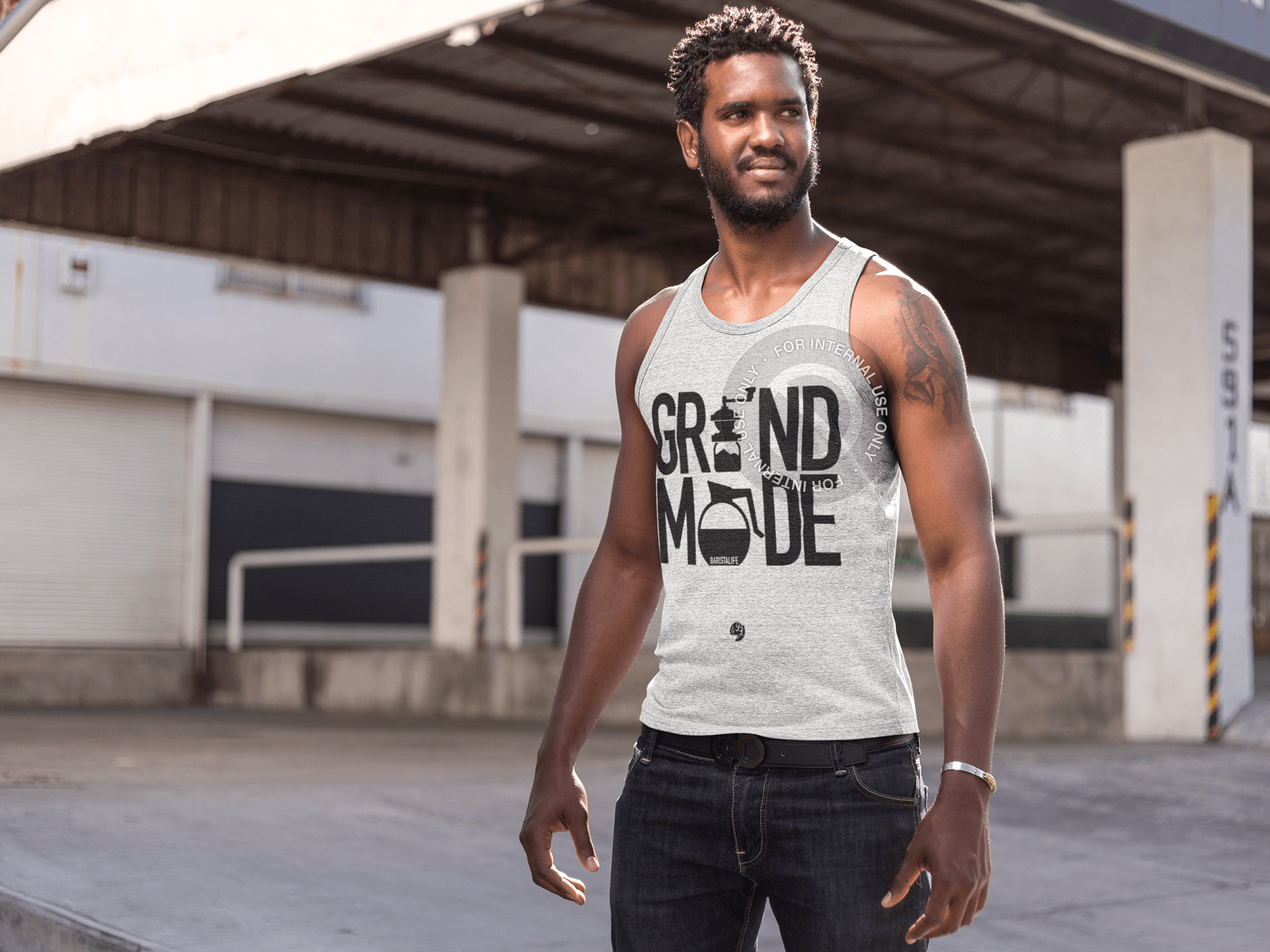 Tank Top - 'GRIND MODE' Unisex Tank Top